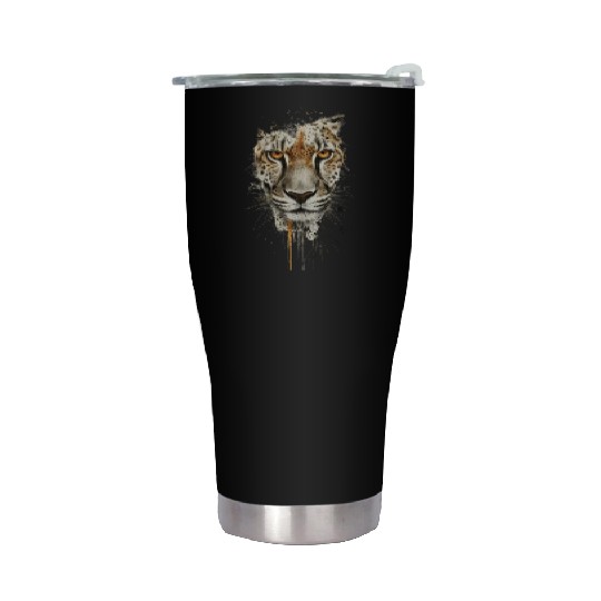 Embrace the wild with our stunning tiger Stainless Steel Tumblers