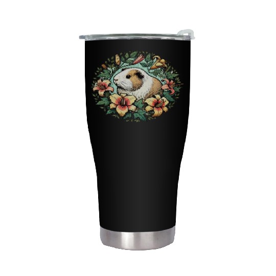 Guinea pig illustration Premium Stainless Steel Tumblers