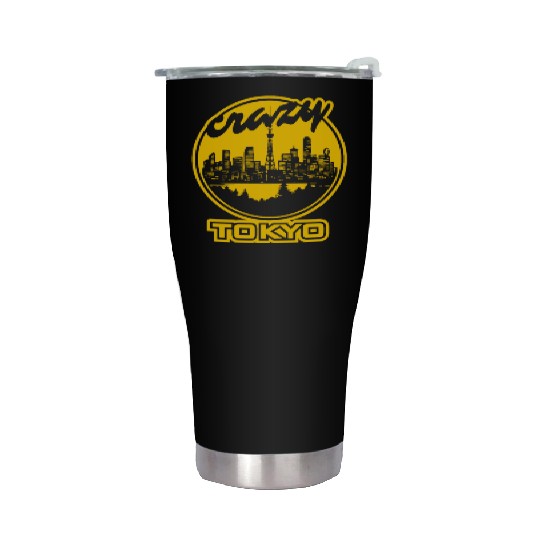 Crazy yellow Tokyo Stainless Steel Tumblers