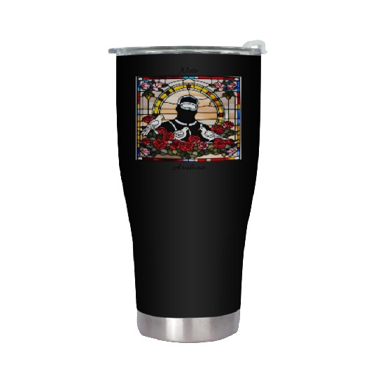 "Trooper" church window design Stainless Steel Tumblers