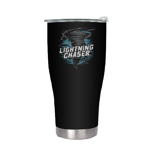 Tornado Chasing Adventures: Embrace Nature's Fury Stainless Steel Tumblers