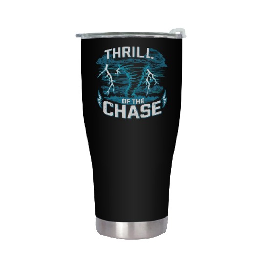 Tornado Chasing Adventures: Embrace Nature's Fury Stainless Steel Tumblers