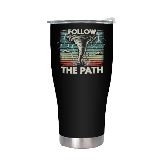 Tornado Chasing Adventures: Embrace Nature's Fury Stainless Steel Tumblers