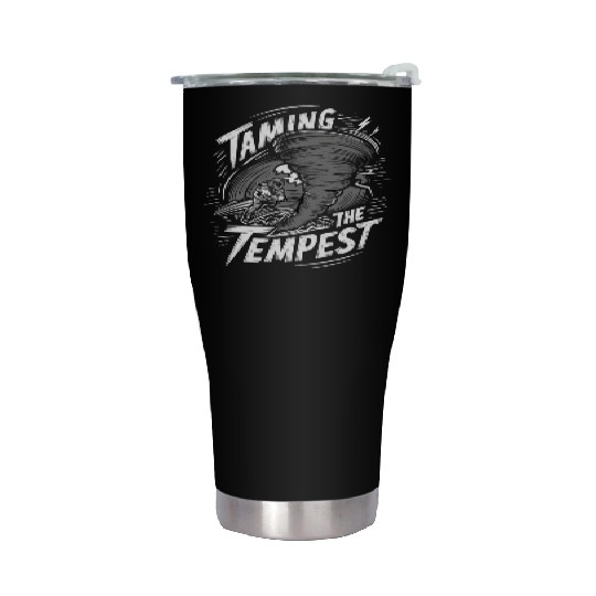 Tornado Chasing Adventures: Embrace Nature's Fury Stainless Steel Tumblers
