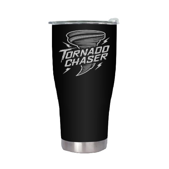 Tornado Chasing Adventures: Embrace Nature's Fury Stainless Steel Tumblers