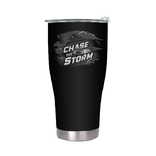 Tornado Chasing Adventures: Embrace Nature's Fury Stainless Steel Tumblers