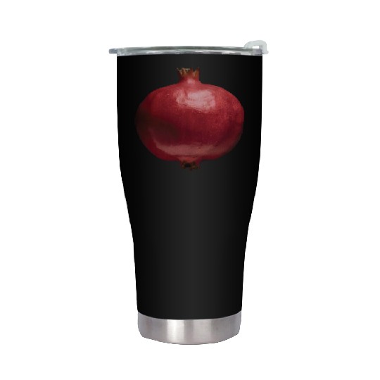 Pomegranate Realistic Stainless Steel Tumblers