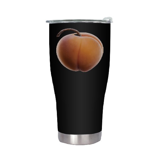 Apricot Realistic Stainless Steel Tumblers