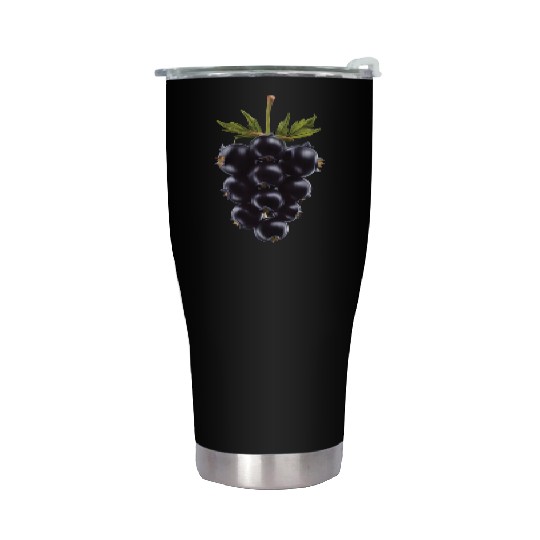Blackberry Realistic Stainless Steel Tumblers