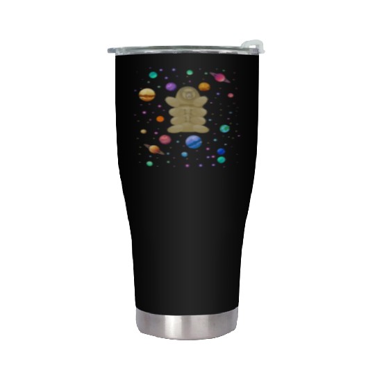 Tardigrade Space! Nerd, Geek Microbiology Science Stainless Steel Tumblers