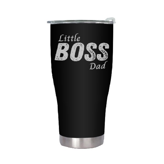 Little Boss Daddy Baby Children Toddler Boy Stainless Steel Tumblers