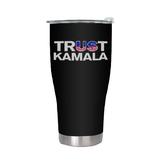 US Election 2024 Trust Kamala Stainless Steel Tumblers