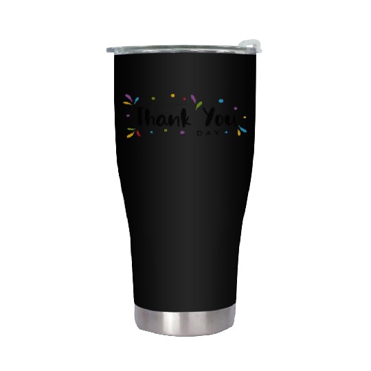 International Thank You Day Celebration Stainless Steel Tumblers