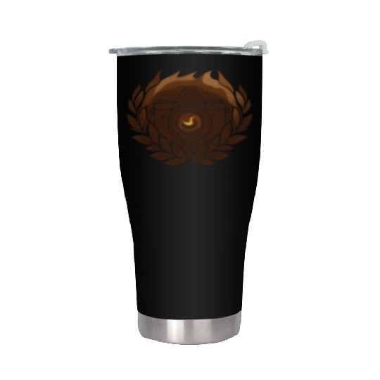 Logo for wedding videography company called Ember Stainless Steel Tumblers