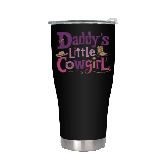 Daddy's Little Cowgirl Stainless Steel Tumblers