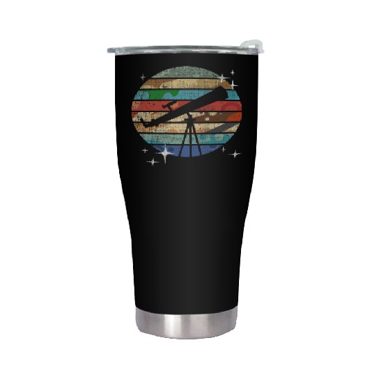 Planets Of Solar System Telescope Astronomy Stainless Steel Tumblers