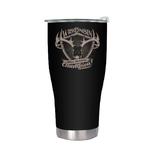 Wisconsin Shed Hunting Champion Stainless Steel Tumblers