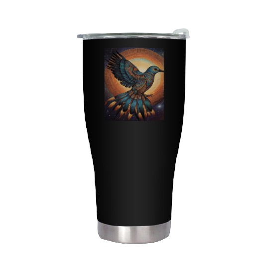 The Bird of Paradise Stainless Steel Tumblers