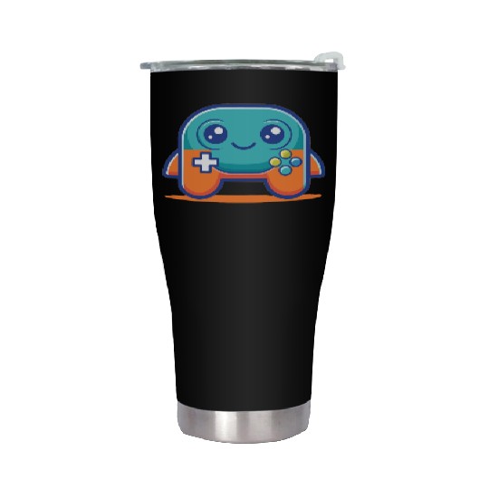 Chibi Controller Stainless Steel Tumblers