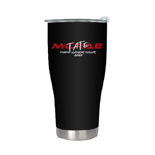 Tate McRae V5 Think Later Tour Stainless Steel Tumblers