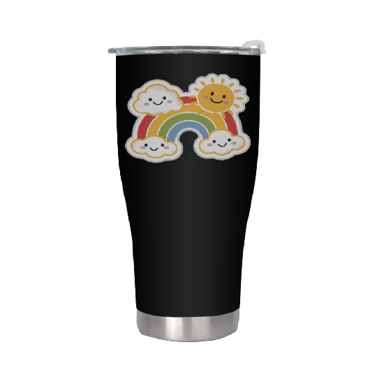 Rainbow Bright Stainless Steel Tumblers