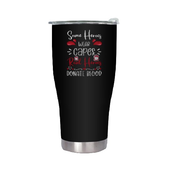 Blood Donor Life Hero Thank You Stainless Steel Tumblers