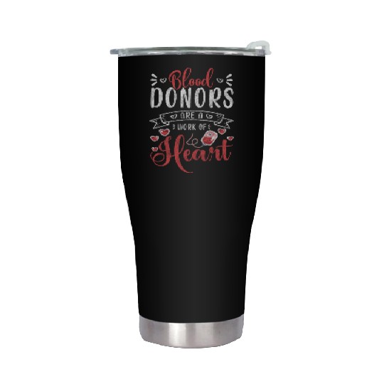 Blood Donation People Thank You Stainless Steel Tumblers