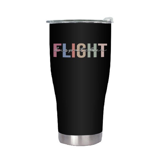 Flight Dispatcher Aviation Stainless Steel Tumblers