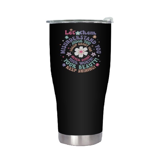 Let Them, Back To School Stainless Steel Tumblers,