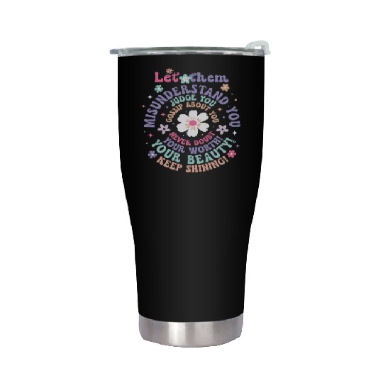 Let Them, Back To School Stainless Steel Tumblers,