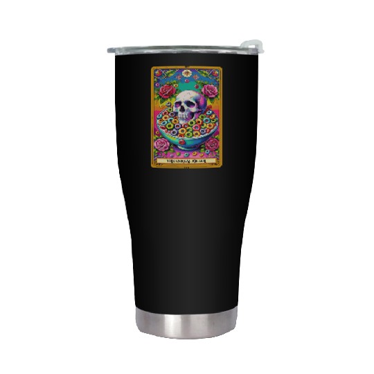The Cereal Killer Tarot Stainless Steel Tumblers
