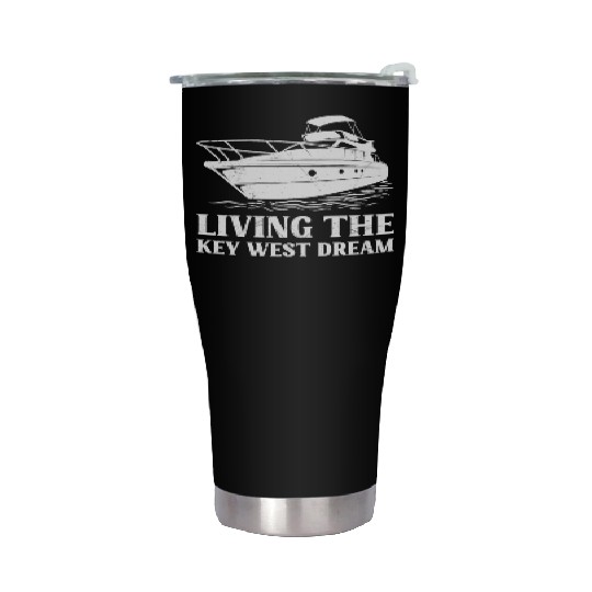 Florida LIVING THE KEY-WEST DREAM Florida Keys Stainless Steel Tumblers
