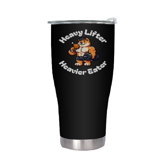 Chow Chow Dog Gym Food Cute Stainless Steel Tumblers