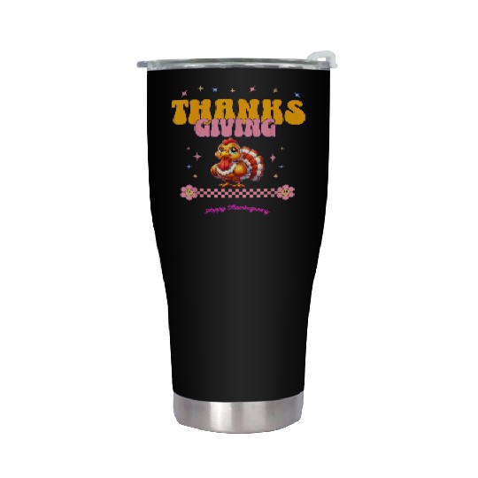 Kids girl woman Autumn season Stainless Steel Tumblers