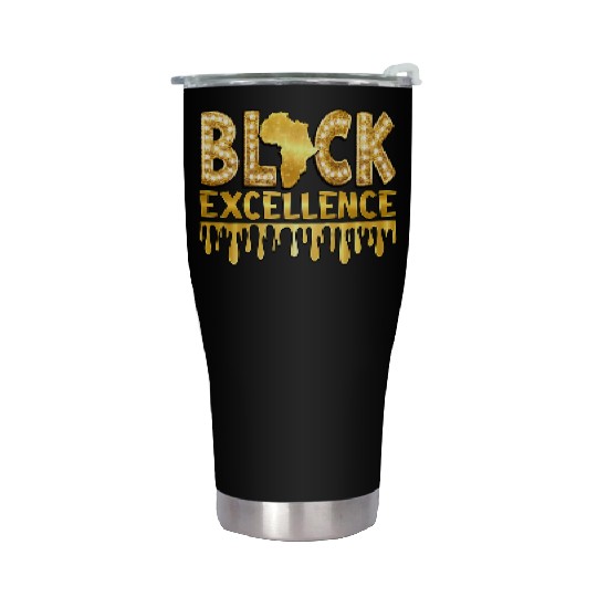 Black Excellence Stainless Steel Tumblers