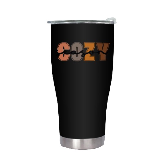 Cozy Season, Fall Season Stainless Steel Tumblers