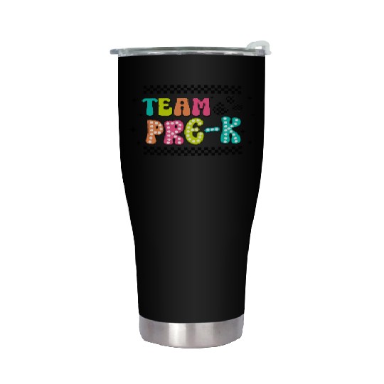 Pre-K Team - Preschool Teacher Stainless Steel Tumblers
