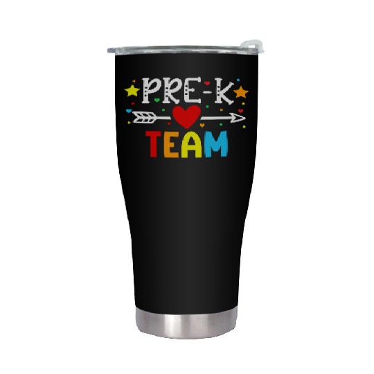 Pre-K Team - Preschool Teacher Stainless Steel Tumblers