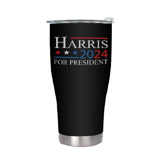 Kamala Harris 2024 For President Election Campaign Stainless Steel Tumblers