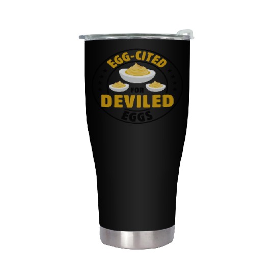 Funny Deviled Eggs Designs For Deviled Egg Lover Stainless Steel Tumblers