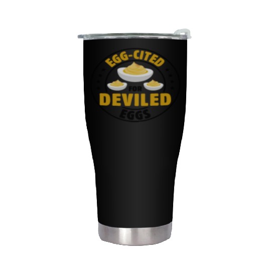 Funny Deviled Eggs Designs For Deviled Egg Lover Stainless Steel Tumblers