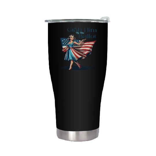Election USA 2024 Stainless Steel Tumblers design