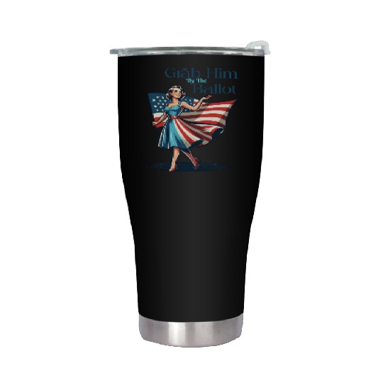 Election USA 2024 Stainless Steel Tumblers design