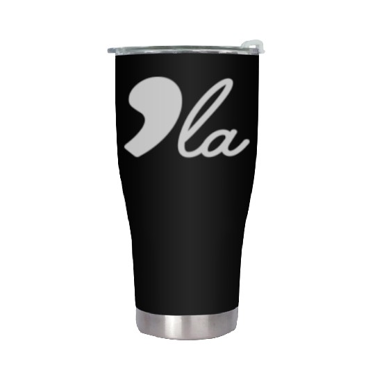 Comma La Kamala Harris White Election 2024 Stainless Steel Tumblers
