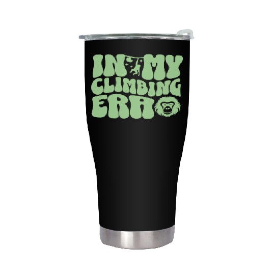 In my climbing era curvy boulderwriting bouldering Stainless Steel Tumblers