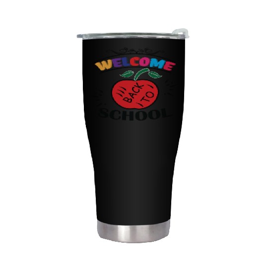 welcome back to school Stainless Steel Tumblers