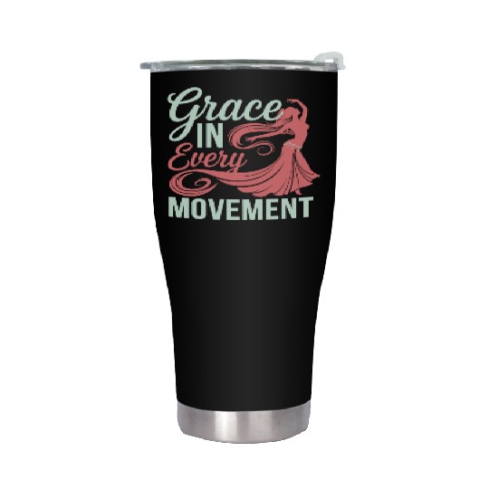 Tribal Fusion Rhythmic Dance Art For Belly Dance Stainless Steel Tumblers