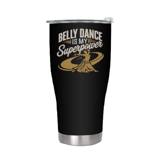 Tribal Fusion Rhythmic Dance Art For Belly Dance Stainless Steel Tumblers