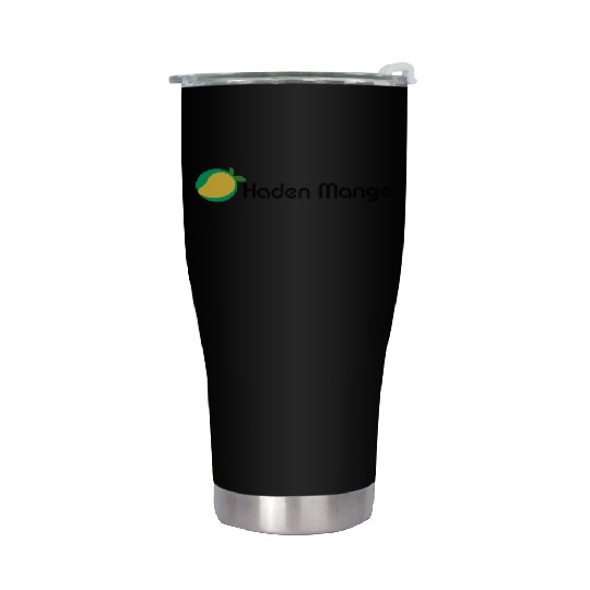 Green Mango Logo Design Stainless Steel Tumblers
