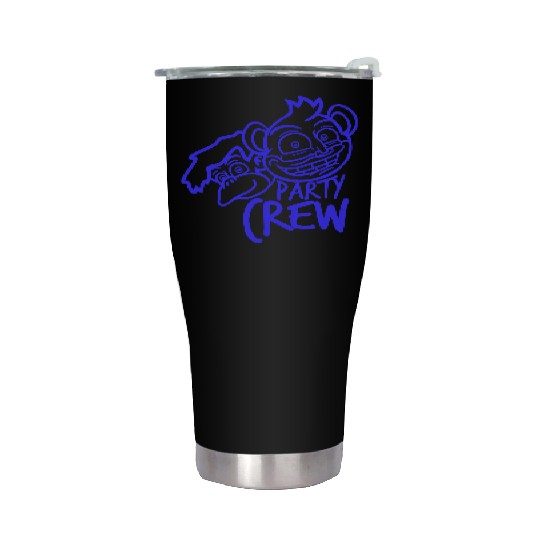 Monkey Chimpanzee Party Animals Crew Team Friends Stainless Steel Tumblers